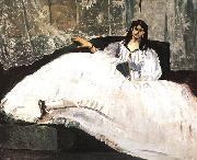 Edouard Manet Bauldaire's Mistress Reclining France oil painting reproduction